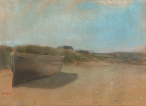 Boat on the Beach by Edgar Degas