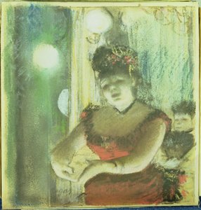 Cafe-Concert Singer by Edgar Degas