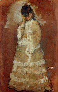 Lady with Binoculars by Edgar Degas