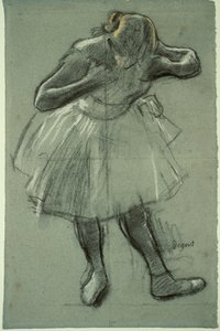 Dancer Bending Forward by Edgar Degas
