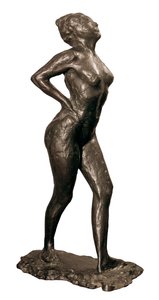 Dancer at rest, sculpture by Edgar Degas by Edgar Degas