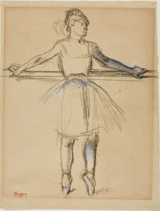 Dancer at the Bar by Edgar Degas