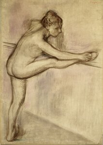 Dancer at the Bar by Edgar Degas