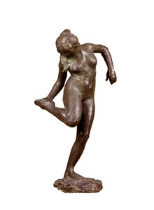 Dancer looking at the sole of her right foot, c1890 by Edgar Degas