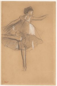 Dancer on Pointe by Edgar Degas