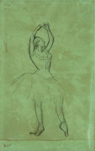 Dancer with Raised Arms by Edgar Degas