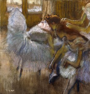 Dancers at Rest by Edgar Degas