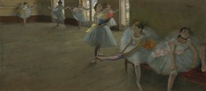 Dancers in the Classroom by Edgar Degas