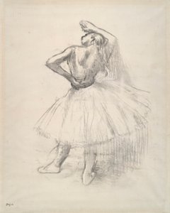 Standing Dancer, Right Arm Raised by Edgar Degas