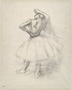 Standing Dancer with Right Arm Raised by Edgar Degas