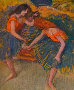 Deux Danseuses Corsages Jaunes, c1902 by Edgar Degas