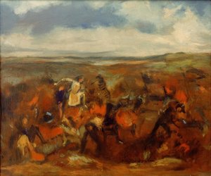 The Battle of Poitiers by Edgar Degas