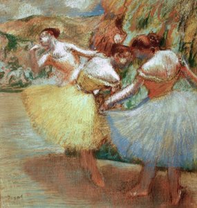 Three Dancers by Edgar Degas
