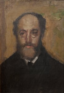Portrait of the Art Critic Emile Durand-Greville (1838-1914) by Edgar Degas