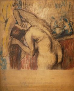 Woman at Her Toilette by Edgar Degas