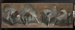 Frieze of Dancers, c.1895 by Edgar Degas