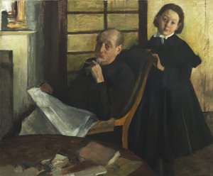 Henri Degas and His Niece Lucie Degas