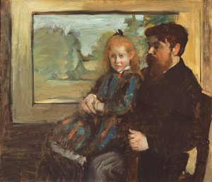 Henri Rouart and his Daughter Helene
