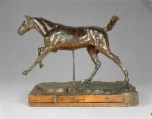 Horse Galloping on the Right Foot by Edgar Degas