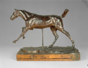 Horse Galloping on the Right Foot, late 1880s by Edgar Degas