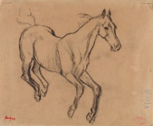 Horse Galloping by Edgar Degas