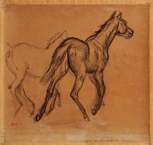 Horses, c.1882 by Edgar Degas