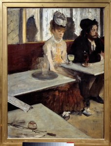 In a cafe also says Absinthe by Edgar Degas