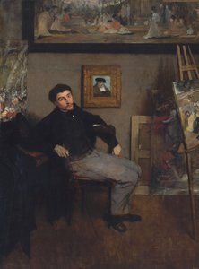 James-Jacques-Joseph Tissot by Edgar Degas