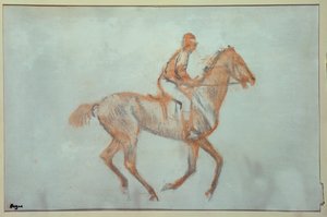 Jockey at a Canter