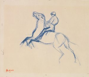 Jockey on Horseback
