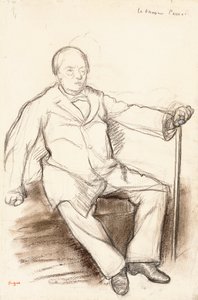 Jules Perrot, Study for The Dancer Perrot, Sitting