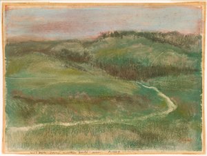 Landscape by Edgar Degas