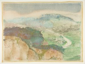 Landscape by Edgar Degas