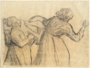 Laundress Carrying Linen by Edgar Degas