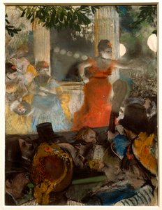 Le Cafe Concert, Ambassadeurs by Edgar Degas
