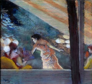 Le Cafe Concert des Ambassadeurs by Edgar Degas
