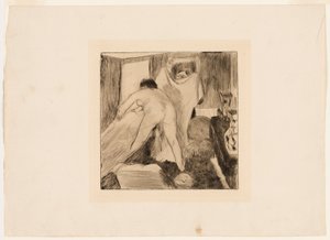 Leaving the Bath by Edgar Degas