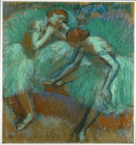 The Great Green Dancers by Edgar Degas
