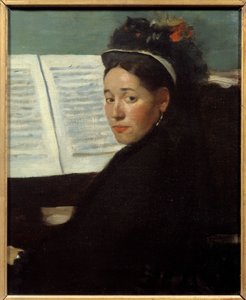 Mademoiselle Dihau at the Piano by Edgar Degas