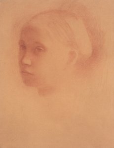 Marguerite Degas as a Child, c.1854 by Edgar Degas