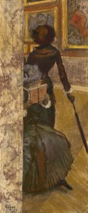 Mary Cassatt at the Louvre: The Paintings Gallery by Edgar Degas