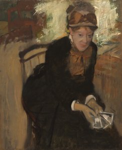 Mary Stevenson Cassatt, c.1880-84 by Edgar Degas