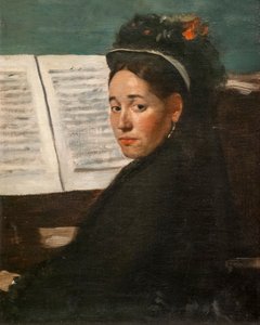 Miss Dihau at the Piano by Edgar Degas