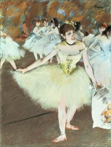 On Stage by Edgar Degas