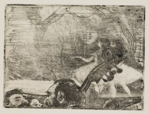 On Stage I by Edgar Degas