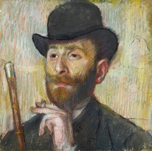 Portrait of the Painter Zakar Zakarian (1849-1923) by Edgar Degas