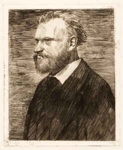 Portrait of Edouard Manet by Edgar Degas