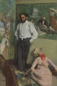 Portrait of Henri Michel-Lévy by Edgar Degas