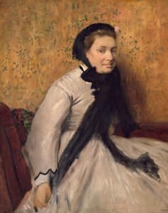 Portrait of a Woman in Gray by Edgar Degas