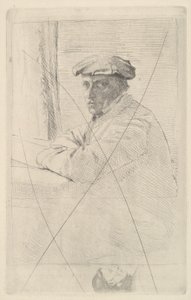 Portrait of the Engraver Joseph Tourny by Edgar Degas